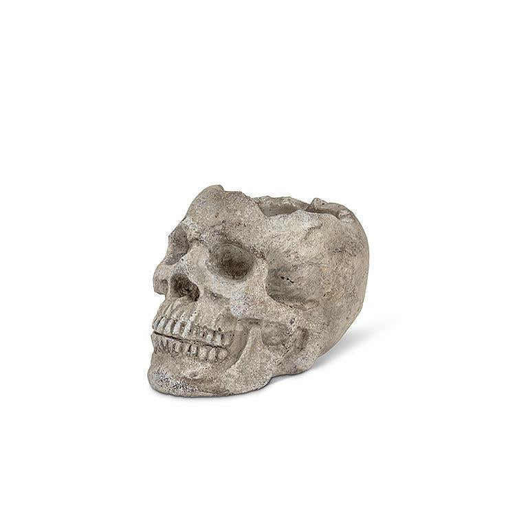 Small Skull Planter or Tealite Holder 3"H