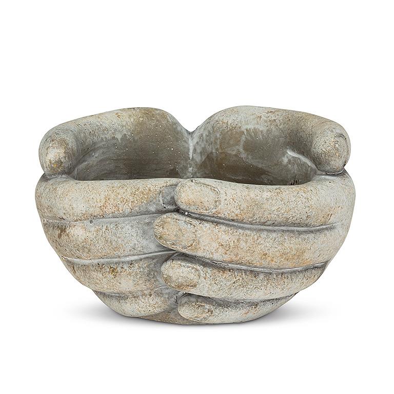 AB Small Cupping Hands Planter 5.5"W