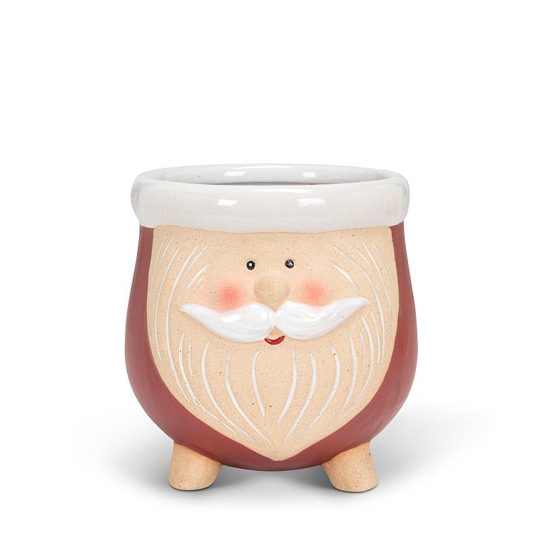 Medium Santa Planter on Legs 4.5"H