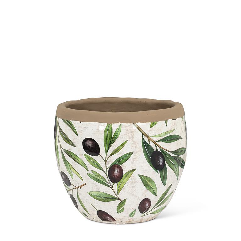 Small Olive & Branch Planter 5.5"D