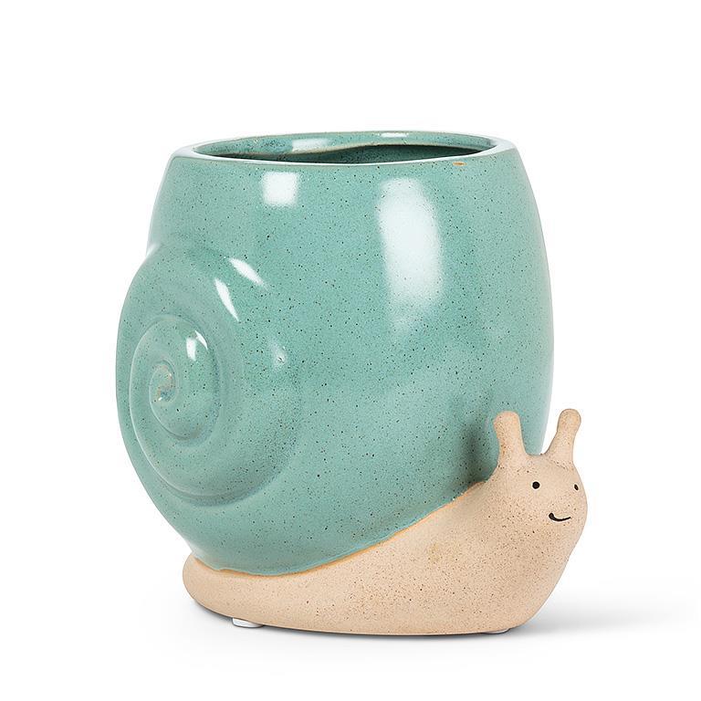 AB all Snail Planter 5"H