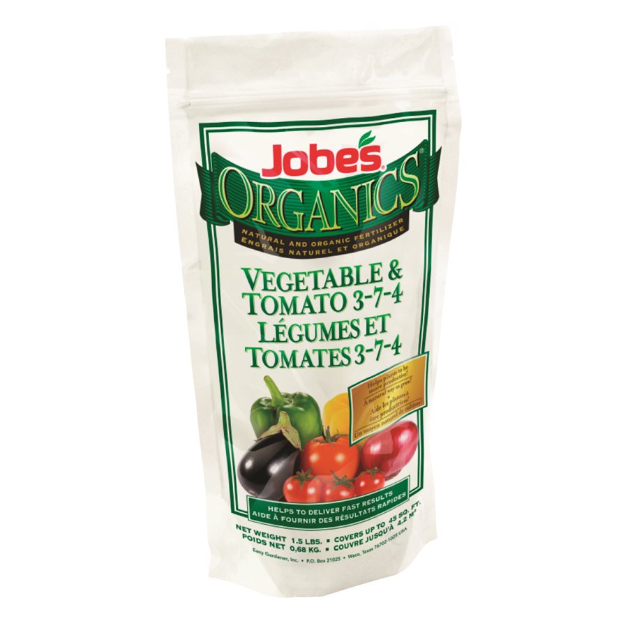 Jobes Vegetable & Tomato Fertilizer Granular Organic 3-7-4 1.5lb