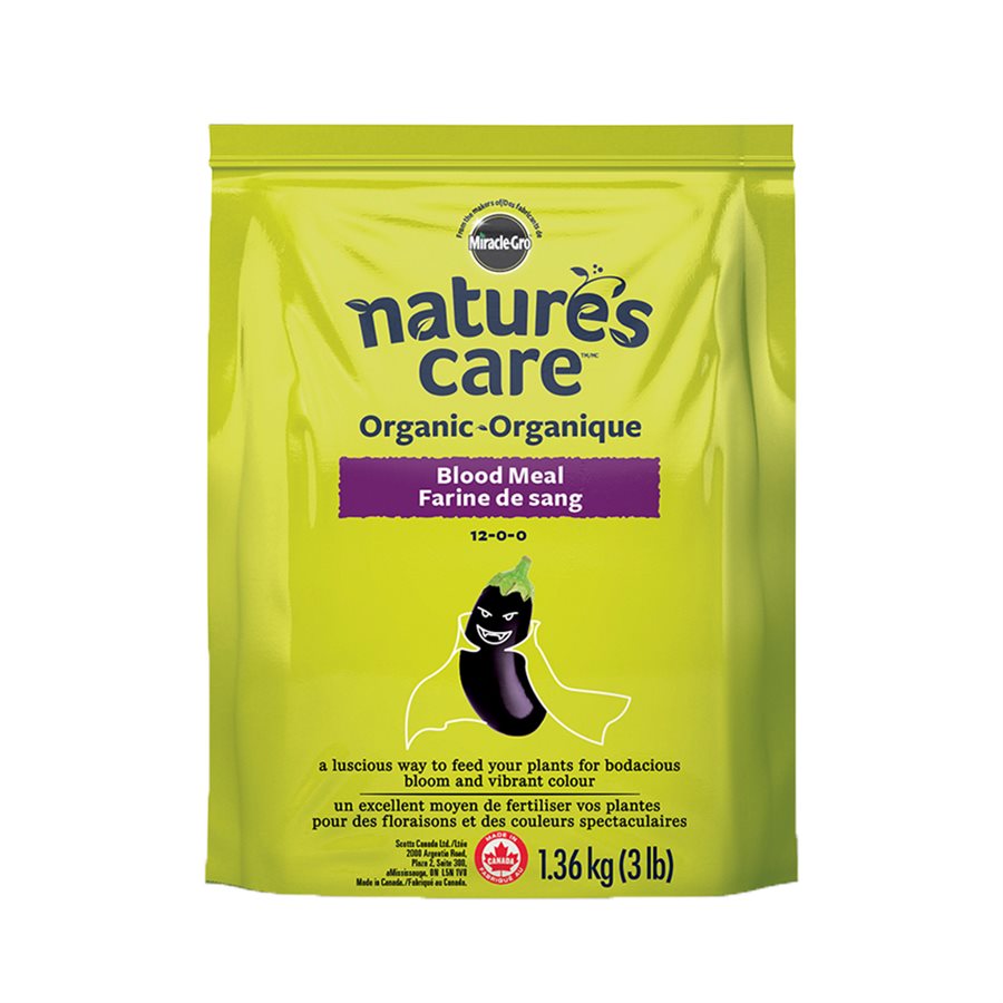 Nature's Care Organic Blood Meal 12-0-0. 1.36kg