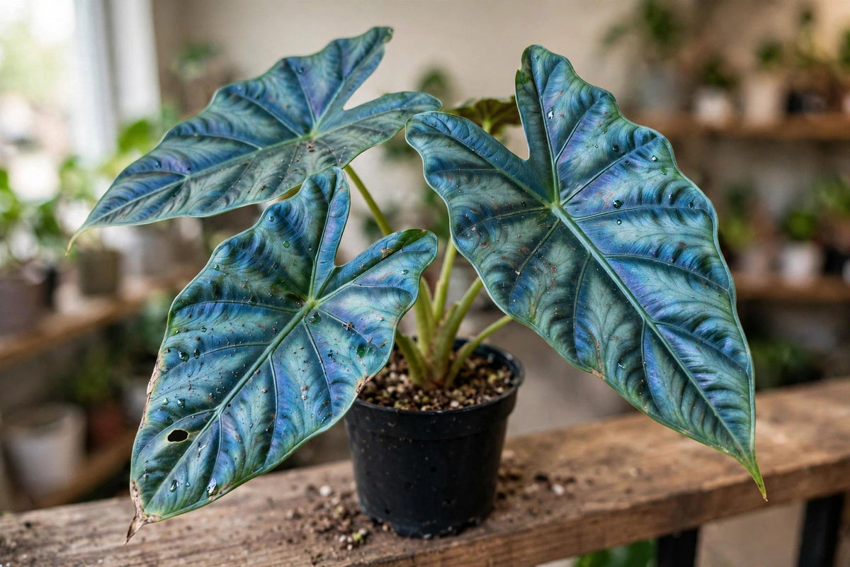 Alocasia Metallic Blue