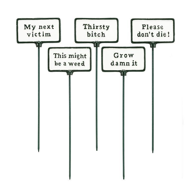 AB Garden Signs 2x3.5"L/each
