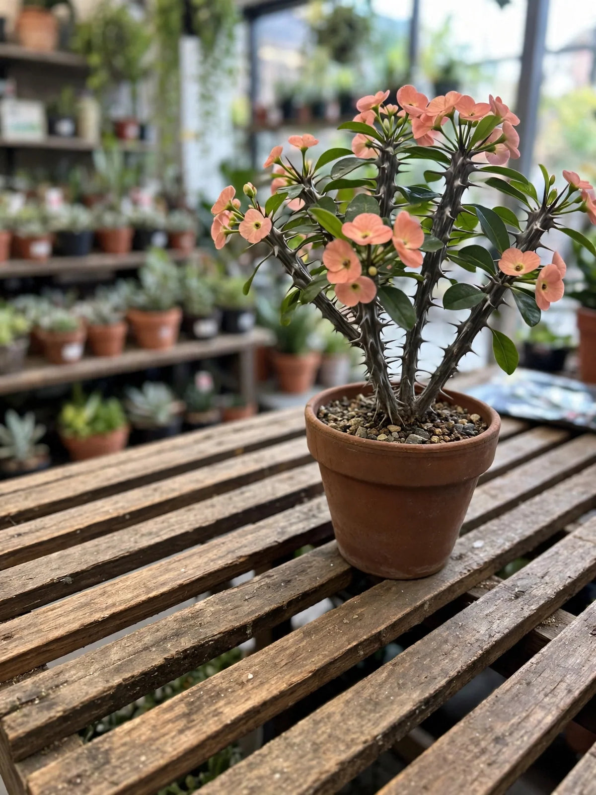 Crown of Thorns Peach