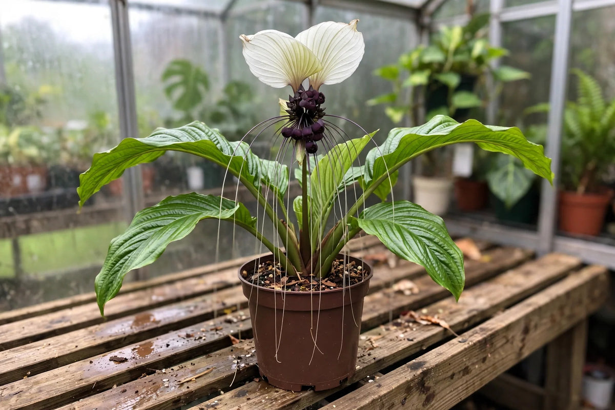 Tacca Integrifolia – White Bat Flower