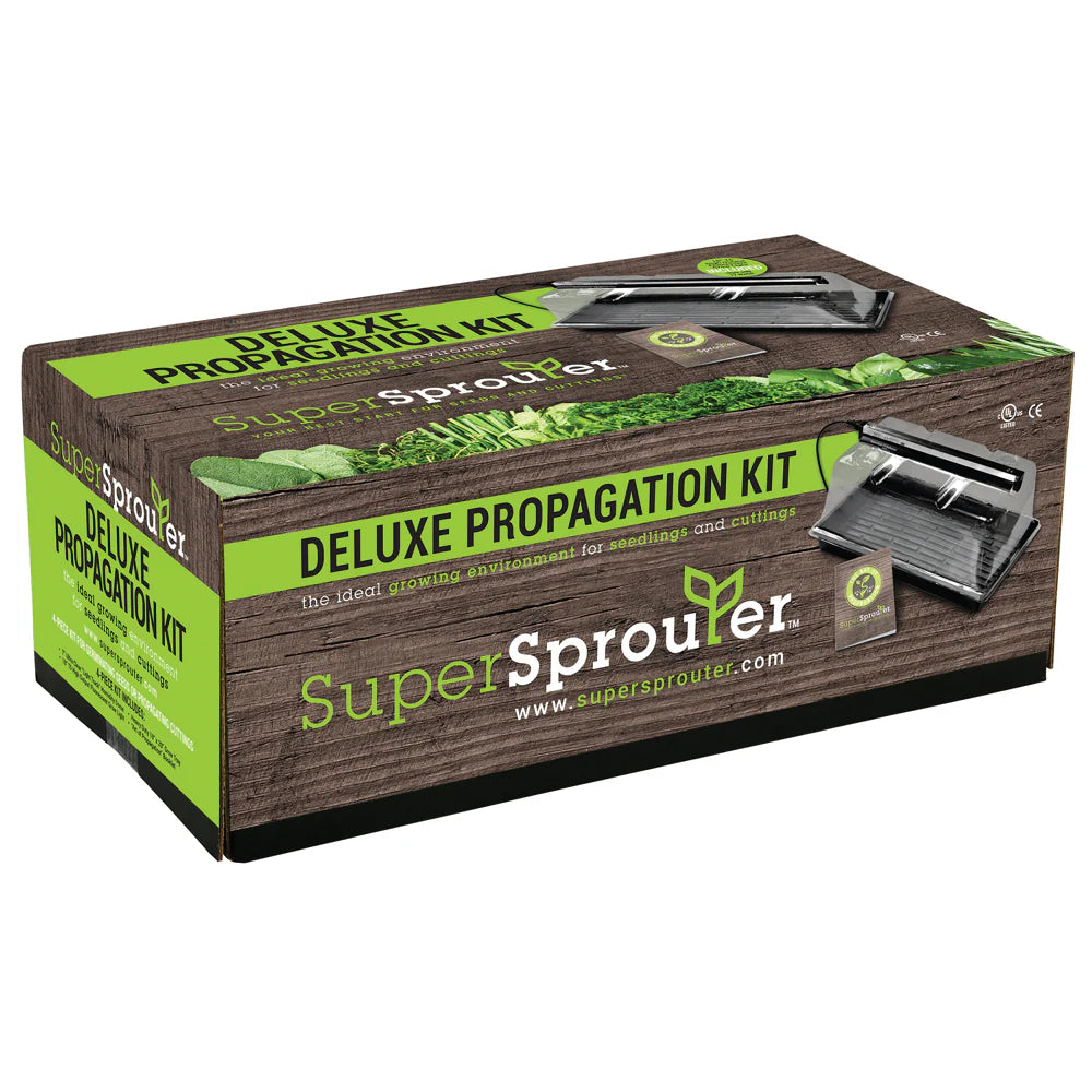 Super Sprouter Deluxe Propagation Kit with 7 in Dome and T5 Light - GROW PRO Equipment & Supplies