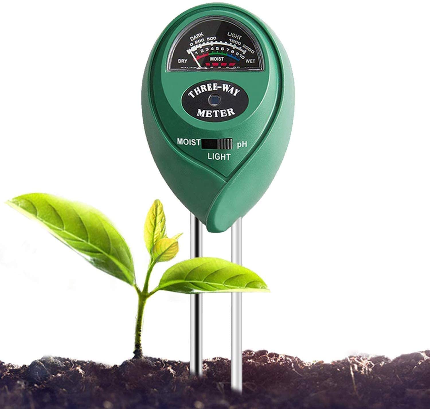 2-Way pH & Moisture Meter