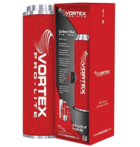 Vortex Pro-Lite Filter 8" x 40" 950 CFM Carbon Filter
