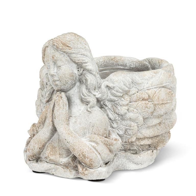 AB Small Angel Planter 5.5" W