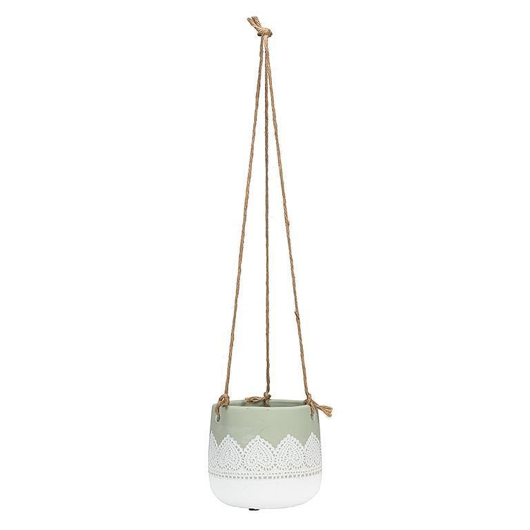 AB Lace Edge Hanging Planter 4.5"H