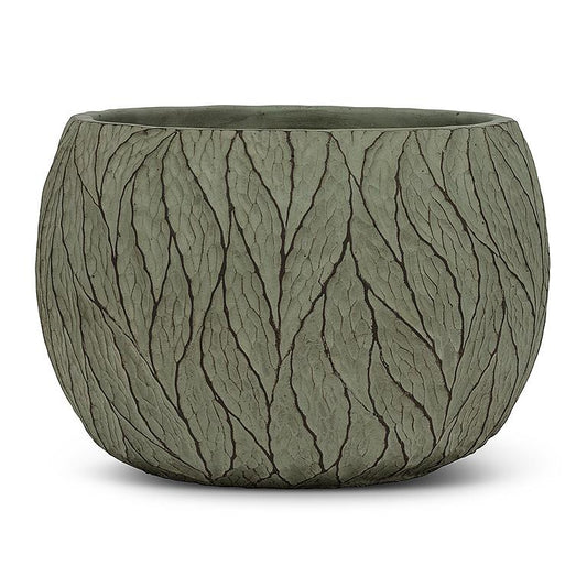 Small Deep Leaf Planter 3" Opening (white or black)