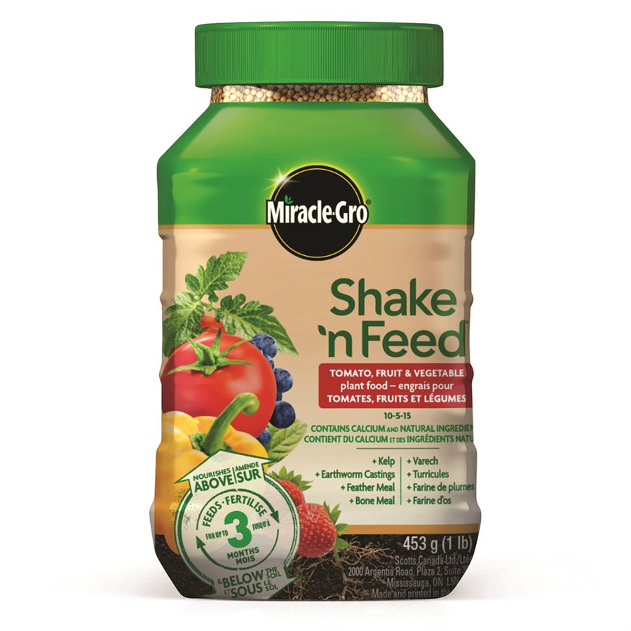 Miracle-Gro Shake N Feed Tomato 1-5-15.  453g