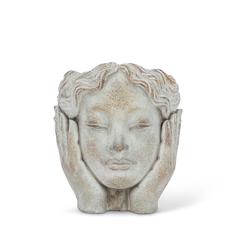 AB Small Head in Hands Planter 6,5"
