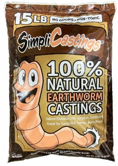 SIMPLICASTINGS EARTHWORM CASTINGS, 15LB