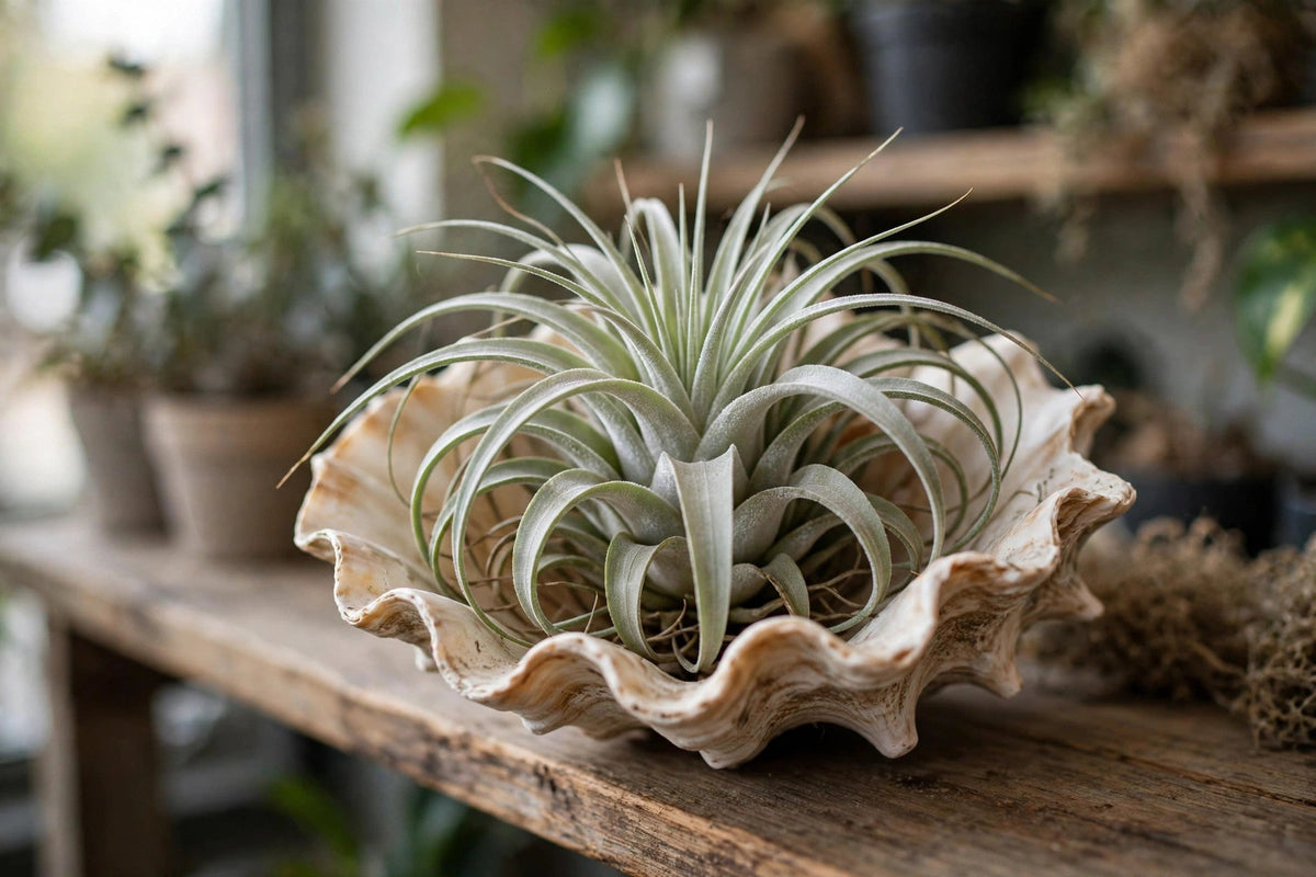 Tillandsia Air Plant In Shell