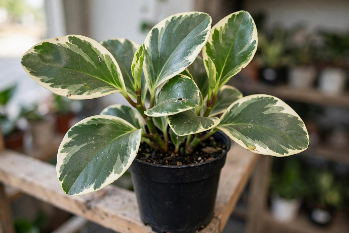 Peperomia Obtusifolia Variegated
