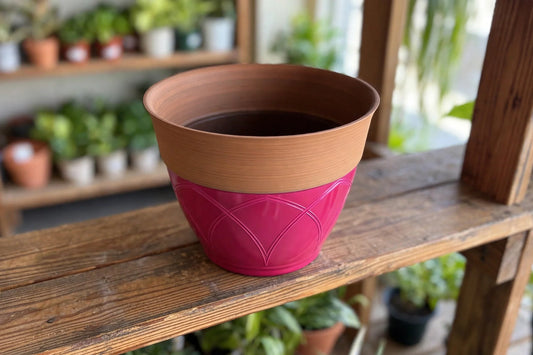 AB Mid Pink Florette Planter 5.75"D