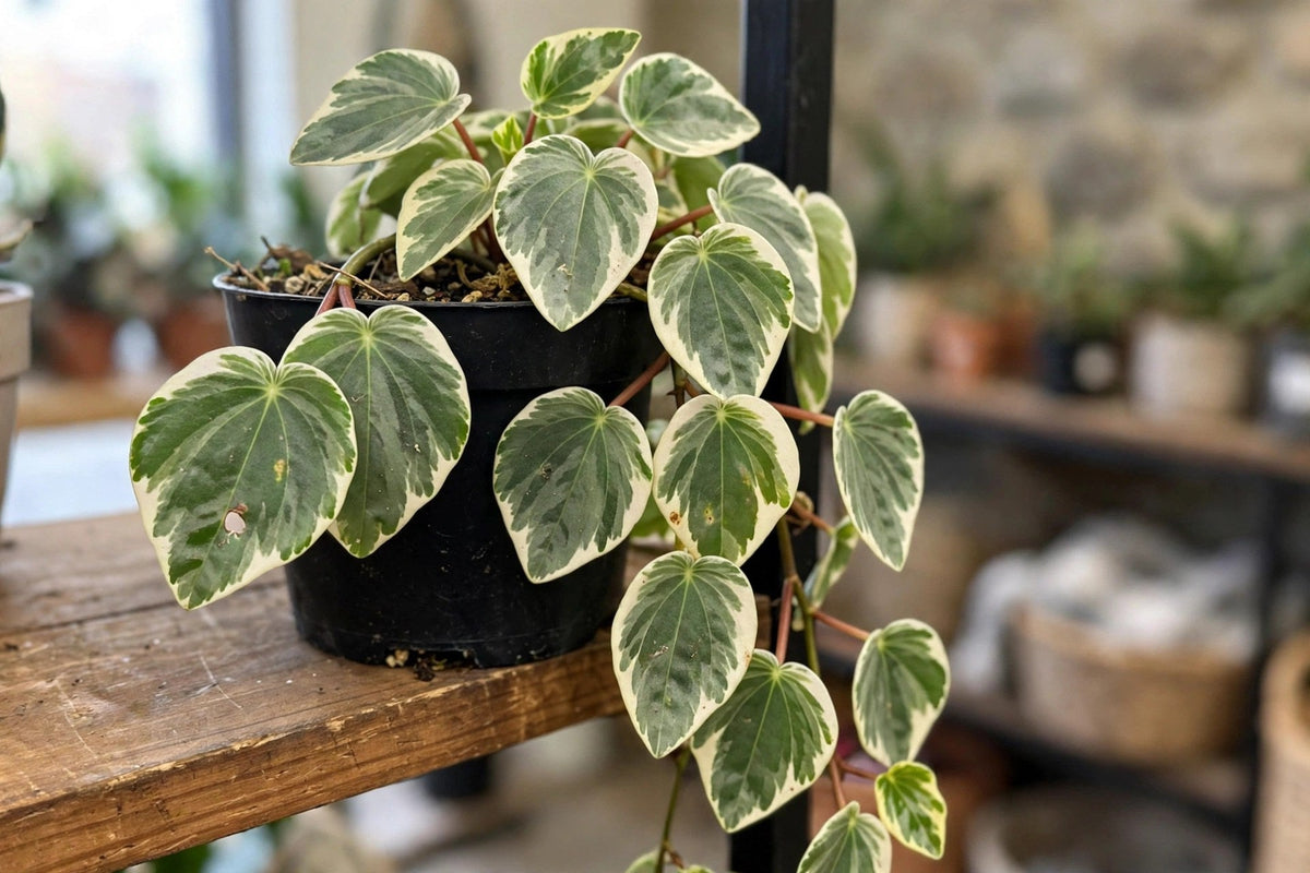Peperomia Scandens Variegated