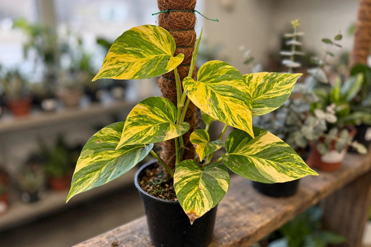Pothos Golden on Moss Pole