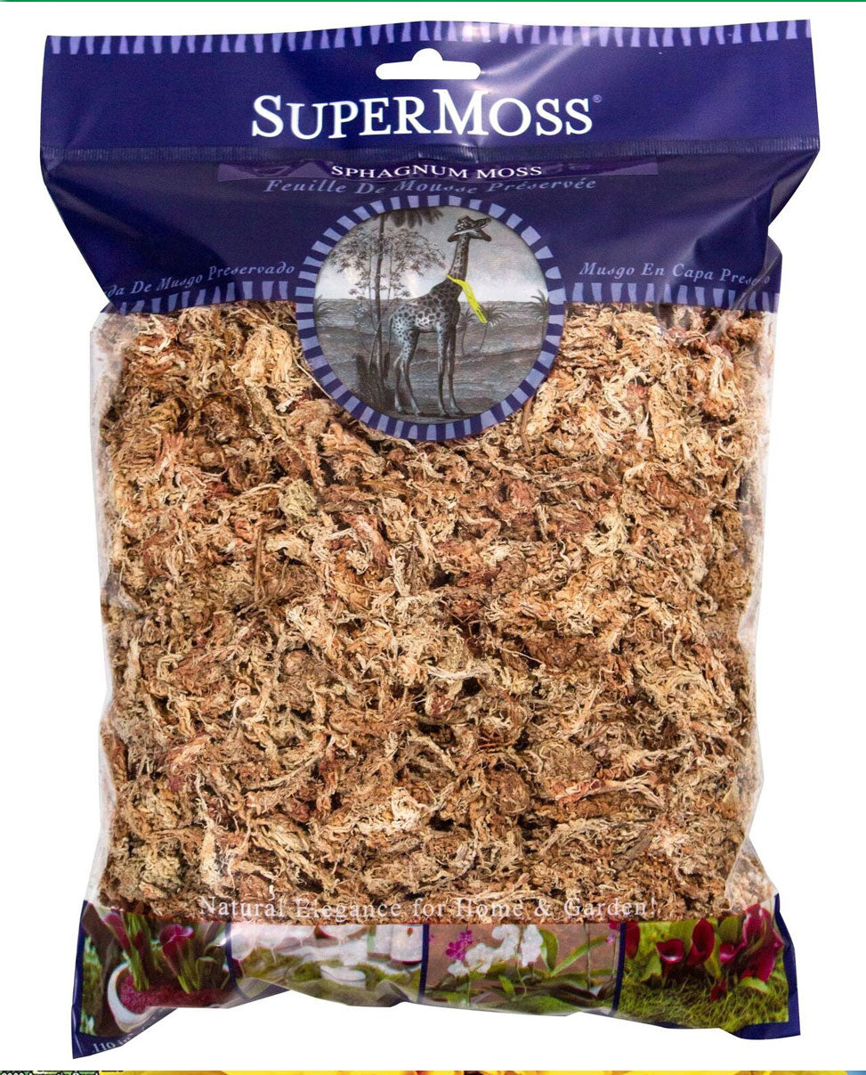 Sphagnum Moss Natural White 4oz Bag