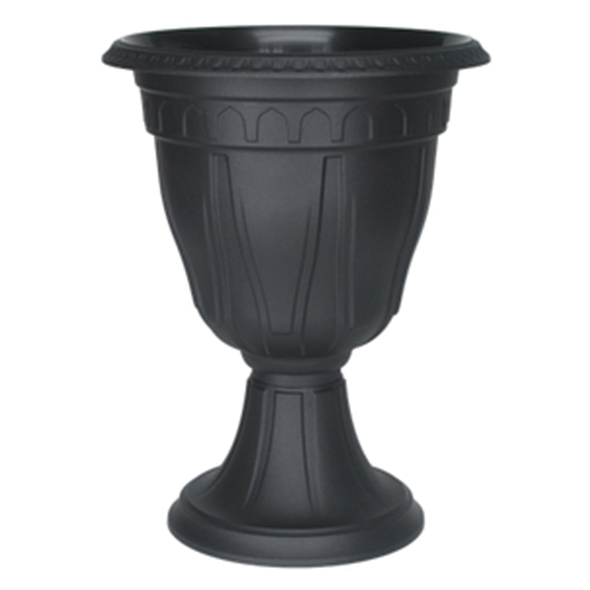 Azura 15-1/4" Tall Urn Black