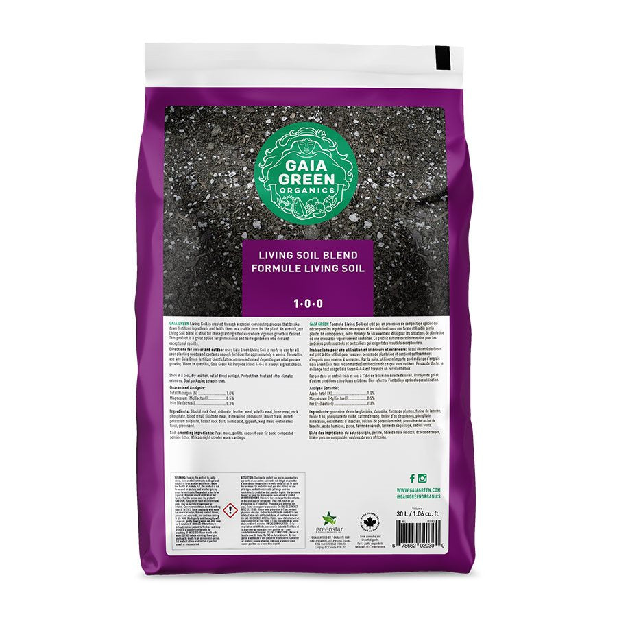 GAIA GREEN LIVING SOIL BLEND 30L