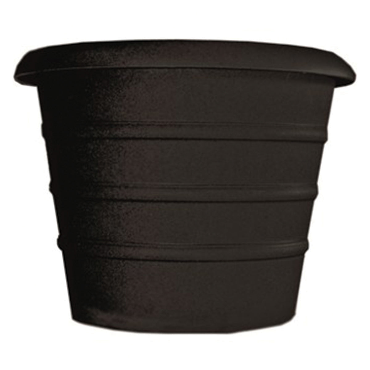 12" Marina Series Self Watering Planter Black