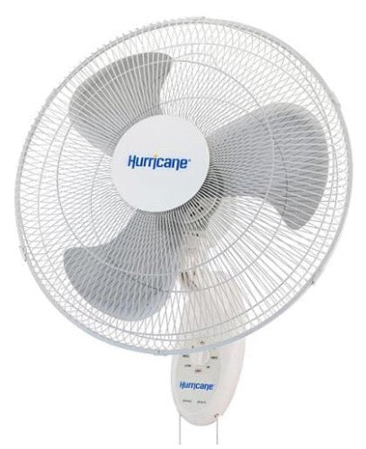 Hurricane Supreme Oscillating Wall Mount Fan 18 inch