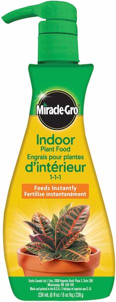 Miracle-Gro Indoor Plant Food 236mL - GROW PRO Equipment & Supplies 