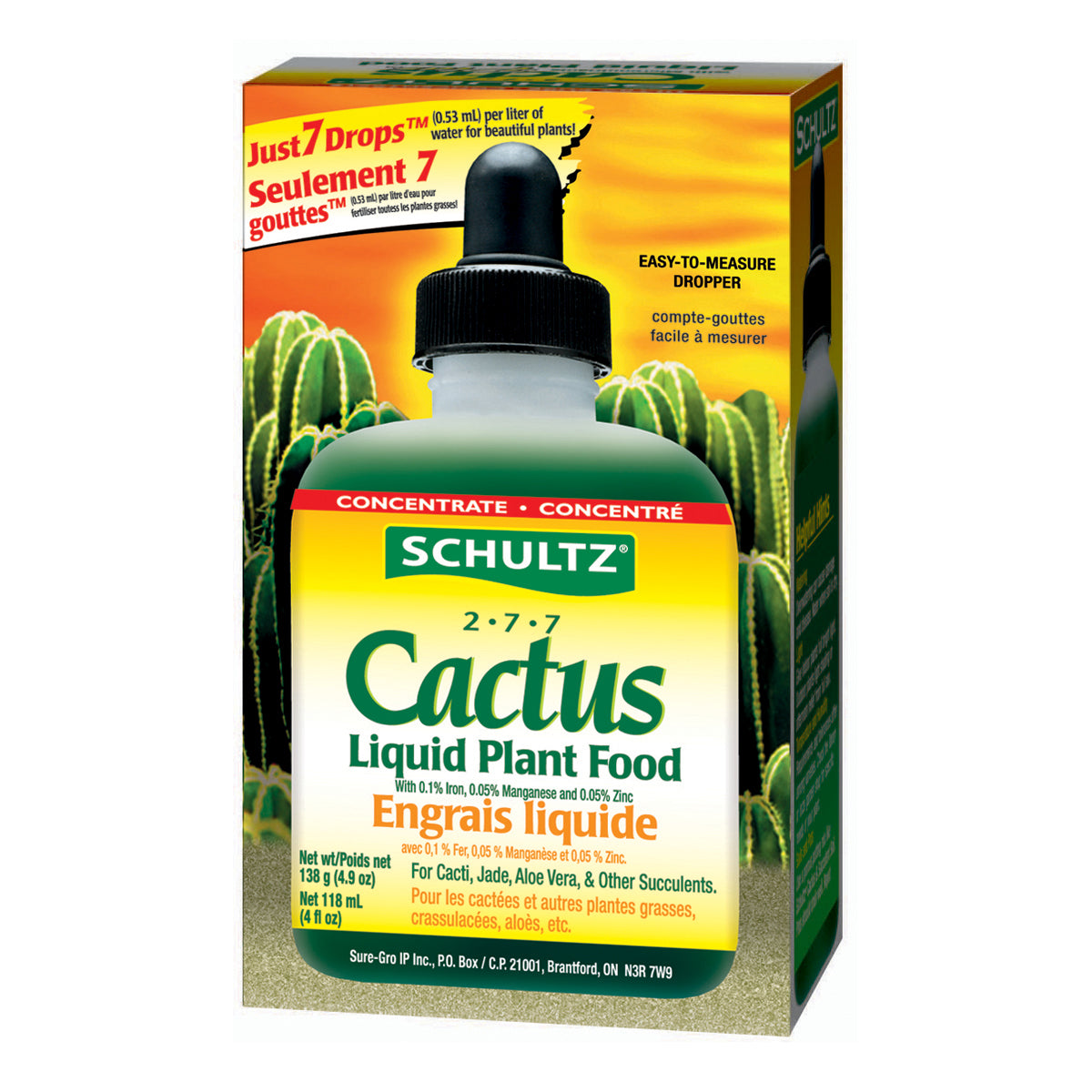 Schultz Liquid Cactus Plus Fertilizer 2-7-7 138g