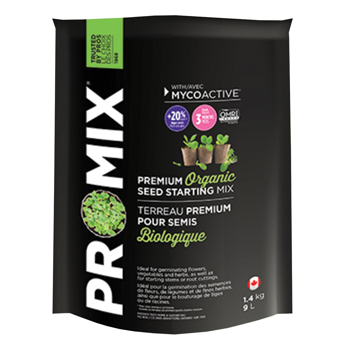 PRO-MIX Organic Seed Starting Mix 9L