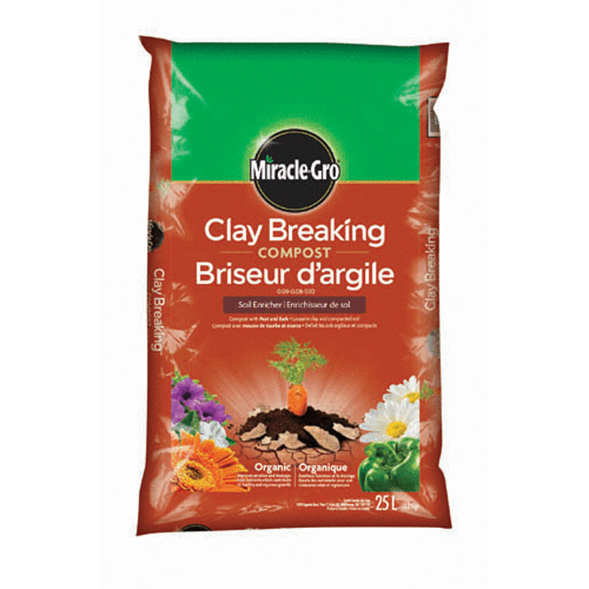 Miracle Grow Clay Breaking Compost 25L